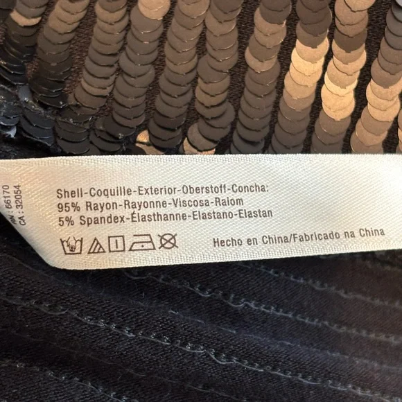 Free People Intimately Black Sequin Mini Dress 12 - Picture 8 of 9